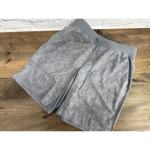 Lululemon Mens Linerless Gym Athletic Workout Short Grey Size Large Activewear
